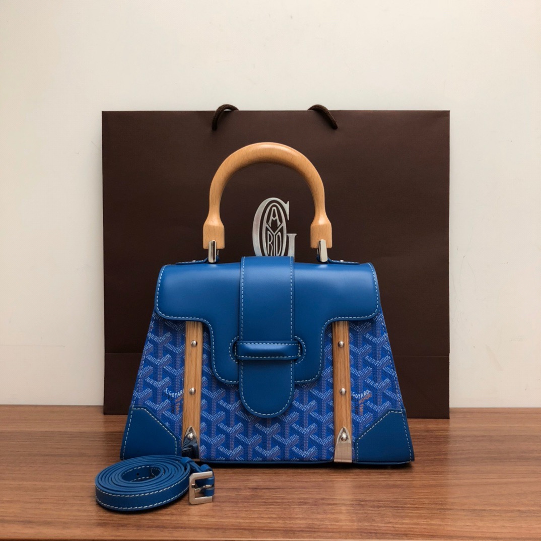 고야드 사이공 숄더백 28cm (컬러 블루)