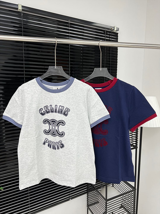 셀린느 반팔티 (컬러 그레이,네이비)
