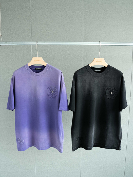 크롬하츠 반팔 (남성용) (컬러 퍼플,블랙)