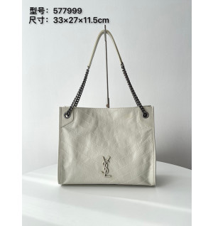 생로랑 니키 체인 미디움 쇼핑백 577999