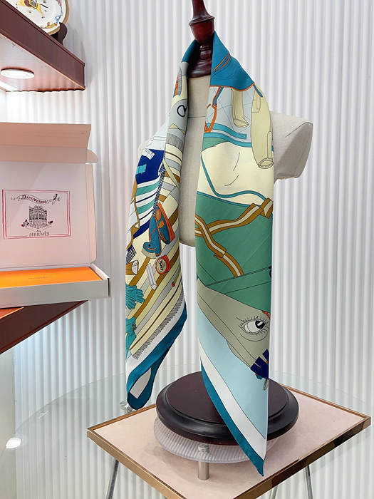 에르메스 실크 스카프