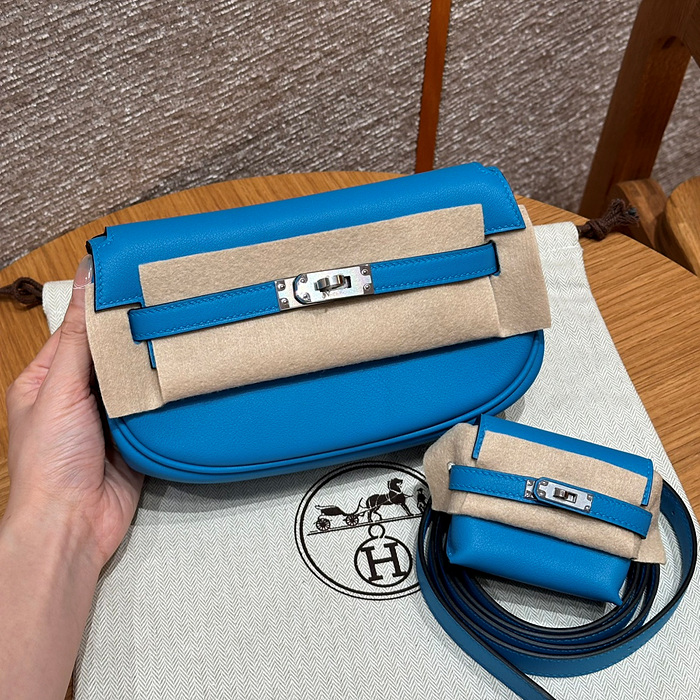 에르메스 켈리 무브 (컬러 블루 프리다)