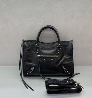 발렌시아가 르 시티 스몰 백 블랙 (은장)