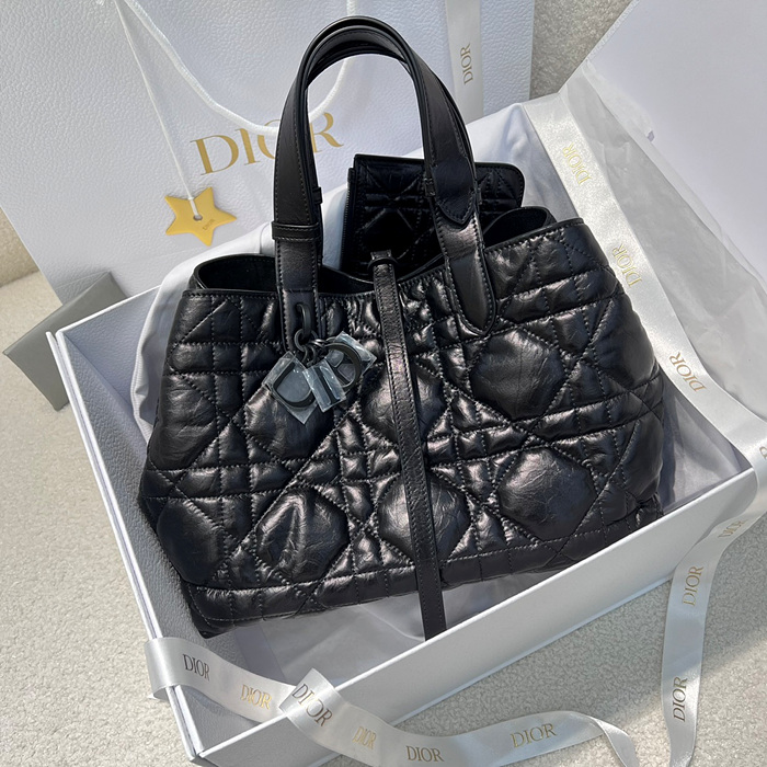 디올 뚜주흐 미디엄 백 쏘블랙 (upgrade ver.)