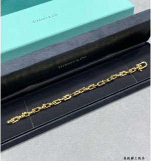 티파니 팔찌 하드웨어 스몰 링크 브레이슬릿 (컬러 옐로우골드)