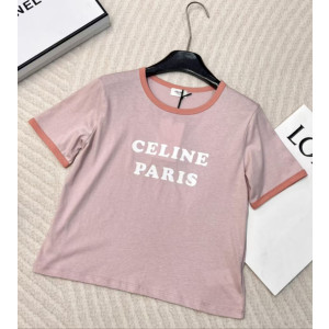 셀린느 파리 로고 프린트 반팔티