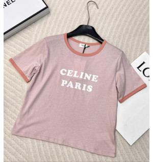 셀린느 파리 로고 프린트 반팔티