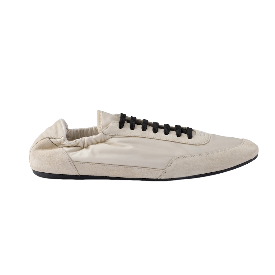 프라다 컬랩스 리나일론 엘라스틱 스니커즈 (남녀공용) (컬러 화이트)