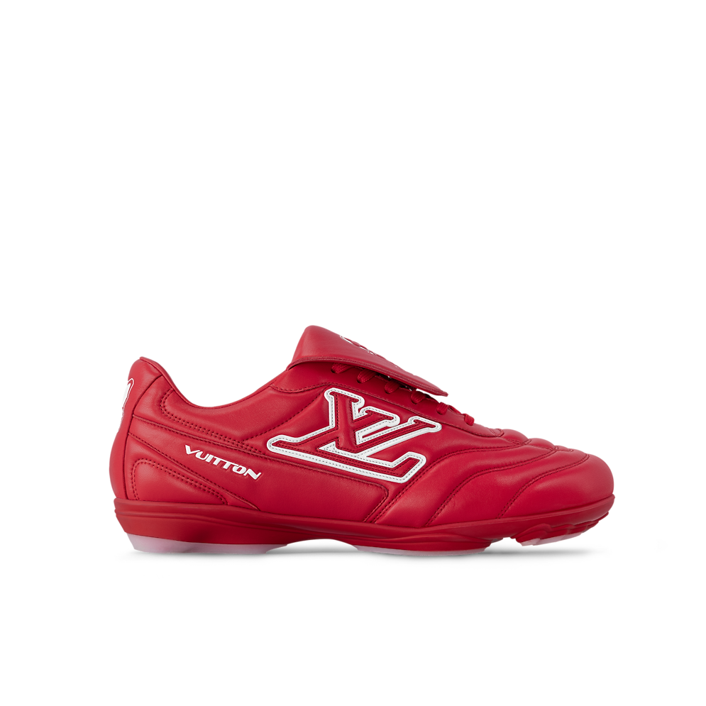 루이비통 풋프린트 사커 스니커즈 (남녀공용) (컬러 레드)