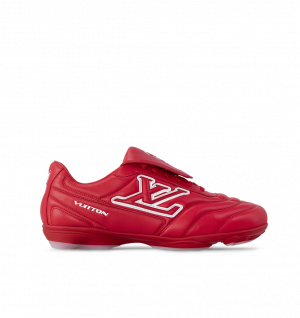 루이비통 풋프린트 사커 스니커즈 (남녀공용) (컬러 레드)