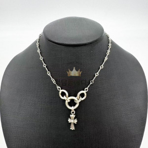 크롬하츠 실버 트위스트 베이비팻 웨이스트 체인 목걸이