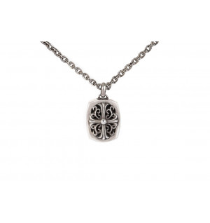 크롬하츠 플로랄 크로스 참 펜던트