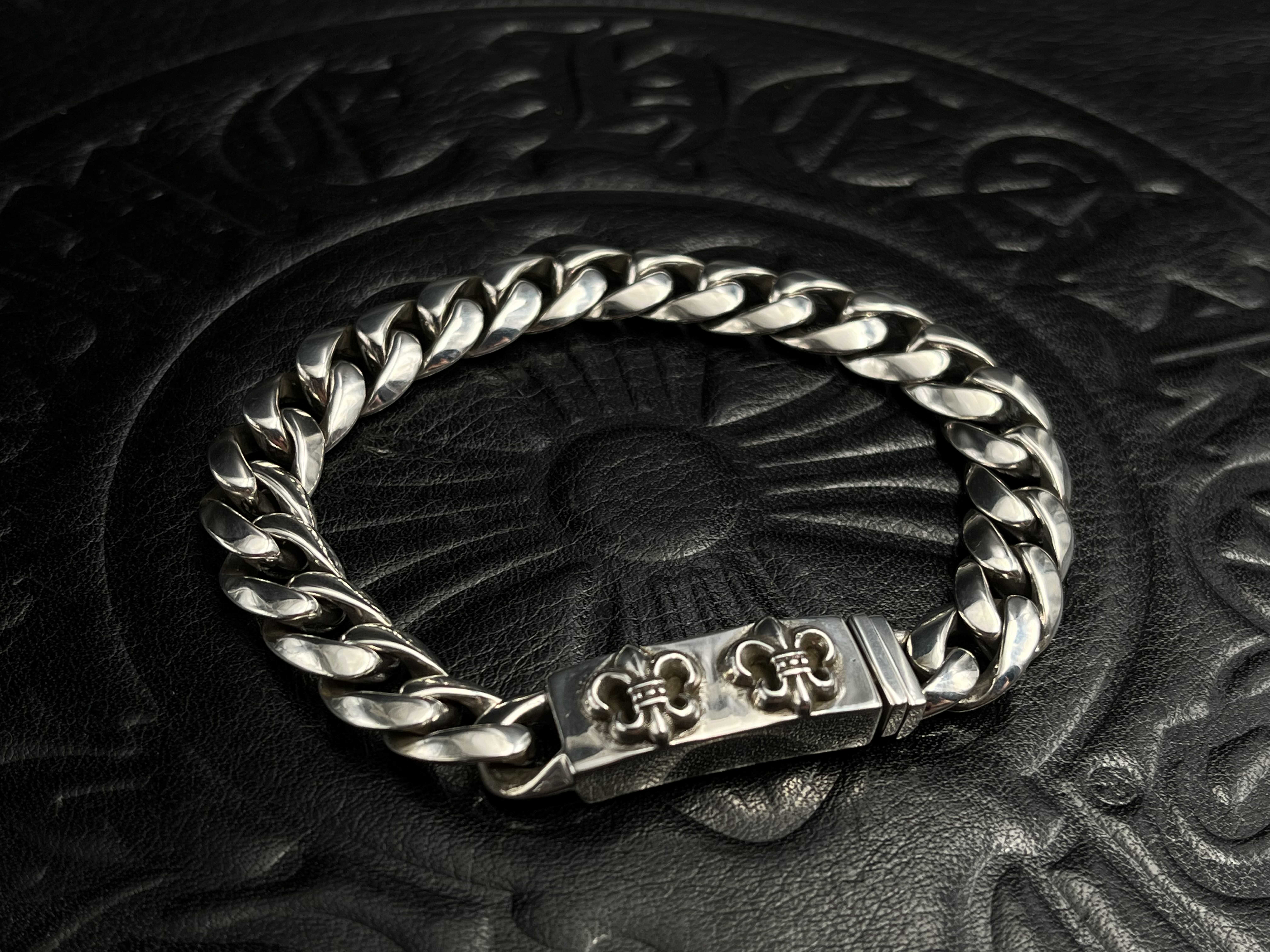 크롬하츠 베이비 더블크로스 ID 박스 체인 팔찌