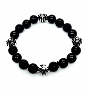 크롬하츠 CH 크로스볼 비즈 팔찌