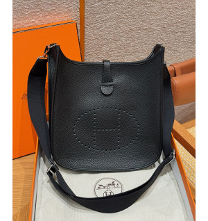 에르메스 에블린 29 올수공 (컬러 누아 은장)