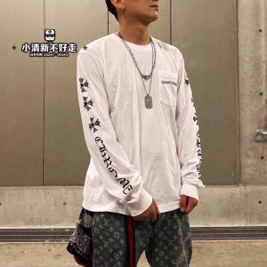 크롬하츠 고딕 크로스 로고 롱 슬리브 (남녀공용)