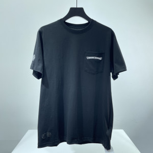 크롬하츠 멀티 컬러 크로스 티셔츠 (남녀공용)