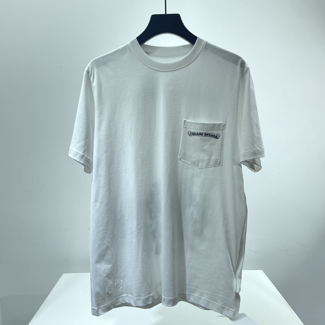 크롬하츠 멀티 컬러 크로스 티셔츠 (남녀공용)