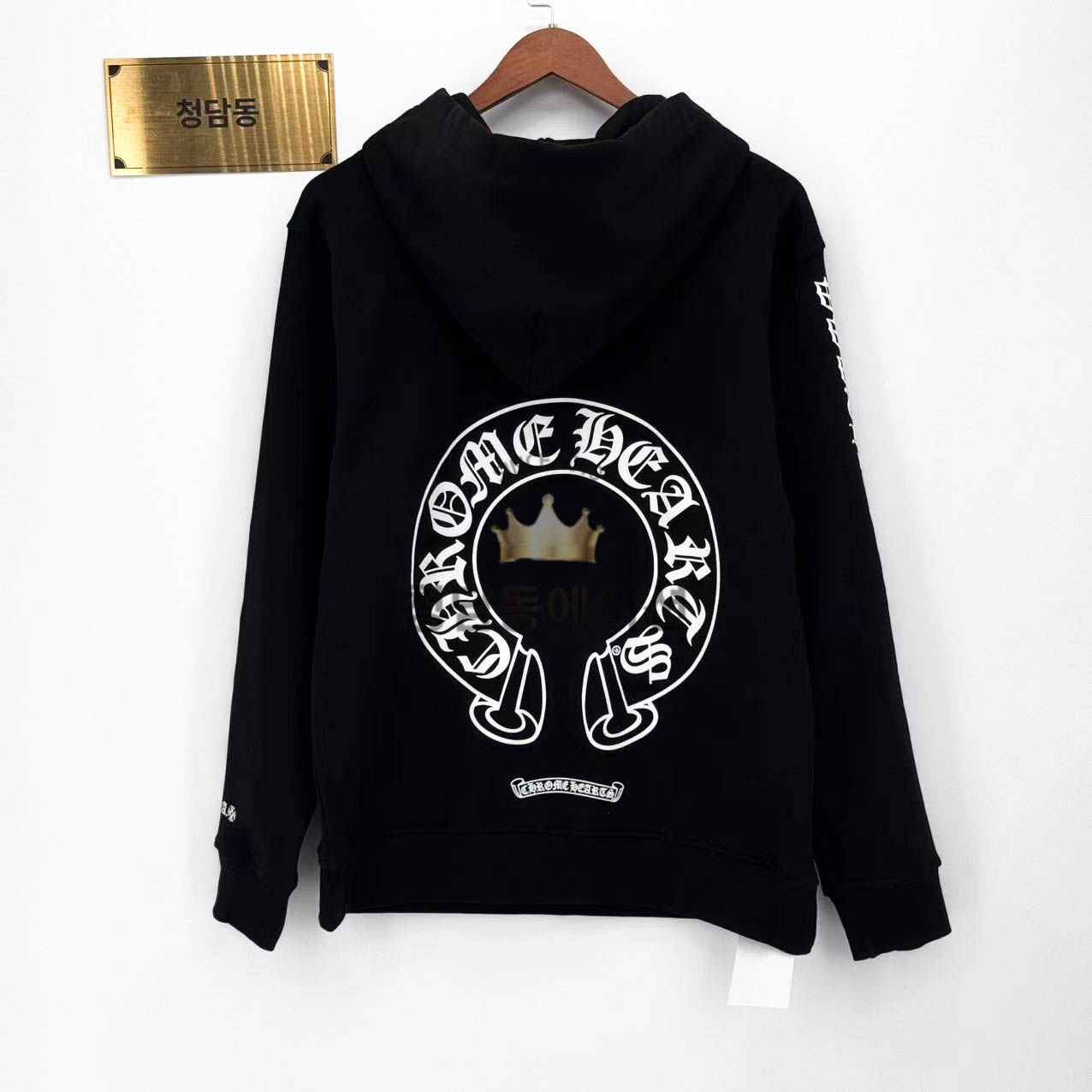 크롬하츠 실버 글리터 후드 (남성용)