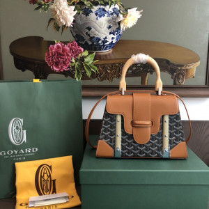 고야드 사이공 숄더백 28cm (컬러 블랙탄(브라운))