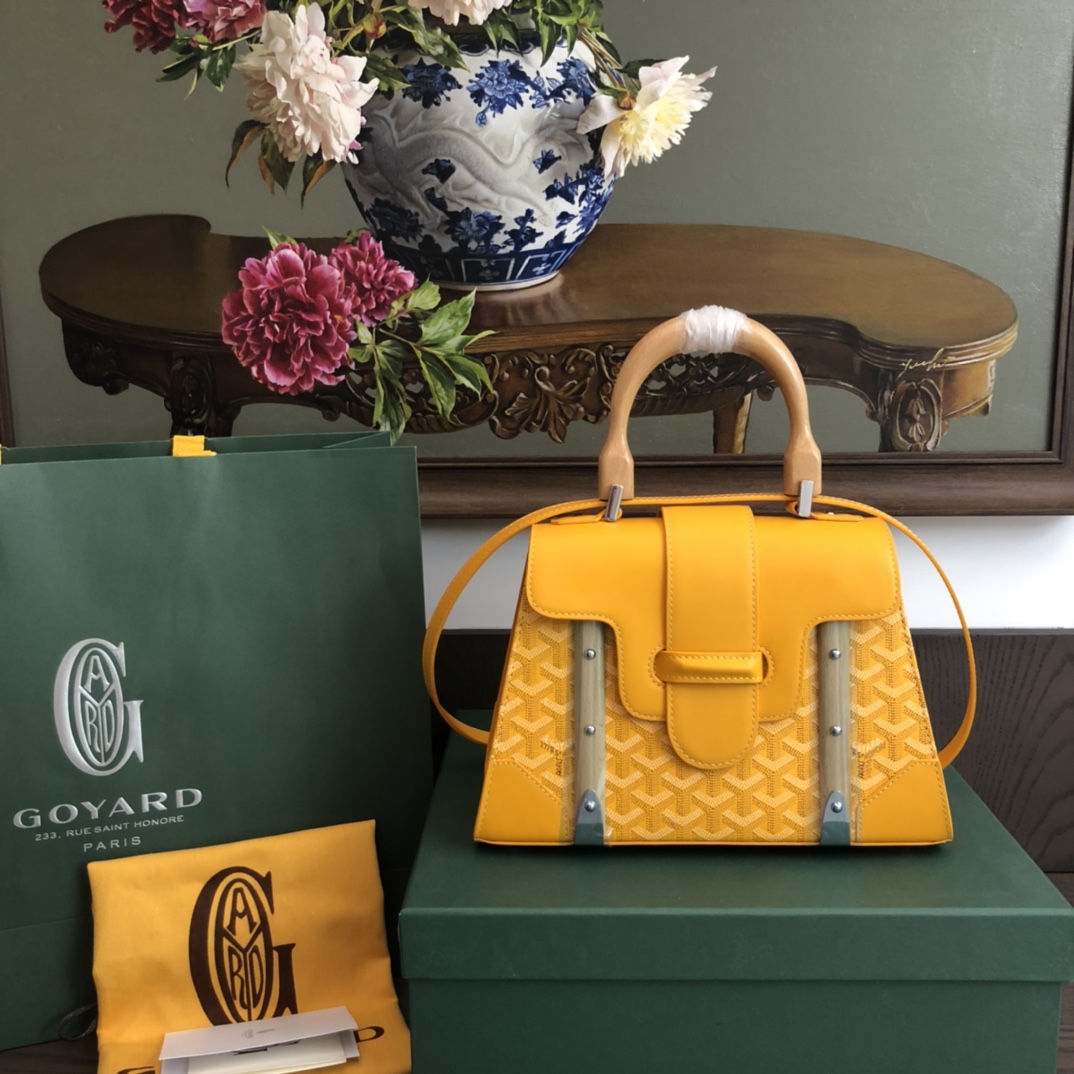 고야드 사이공 숄더백 28cm (컬러 옐로우)