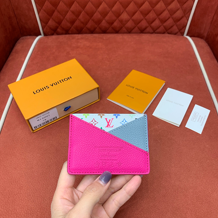 루이비통 x 무라카미 크리스크로스 카드 홀더 M14139