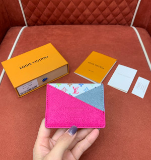 루이비통 x 무라카미 크리스크로스 카드 홀더 M14139