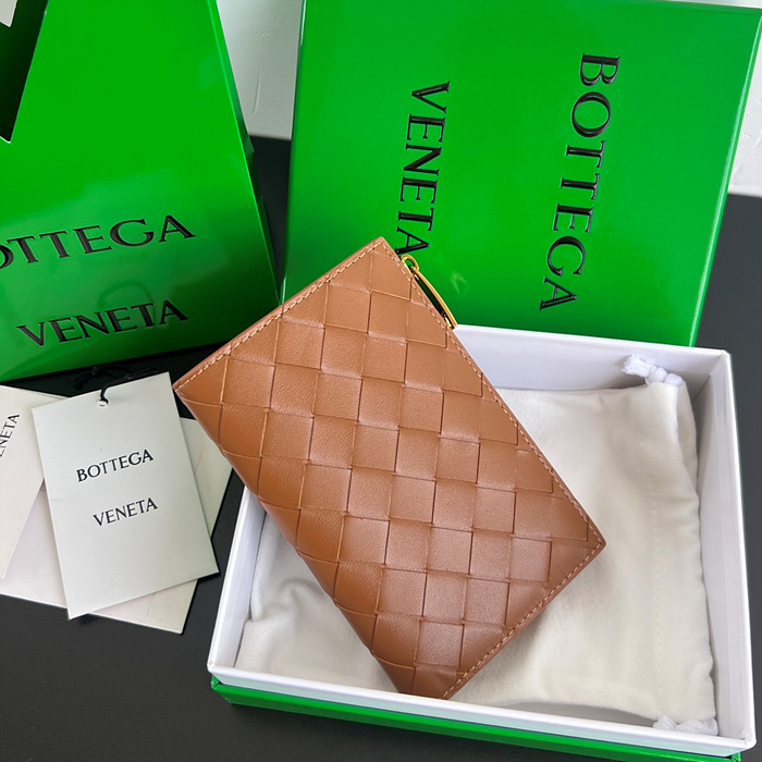 보테가 베네타 미디움 인트레치아토 폴더형 지갑 749940