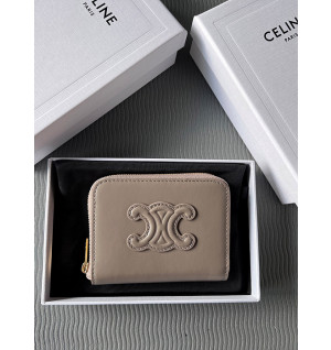 셀린느 퀴르 트리오페 컴팩트 지퍼 지갑