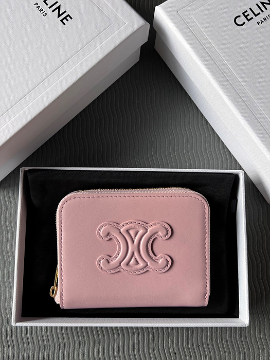 셀린느 퀴르 트리오페 컴팩트 지퍼 지갑