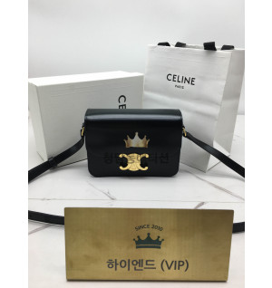 셀린느 트리오페 숄더백 25SS 샤이니 카프스킨 틴 / 미디움 (내부 리뉴얼.ver)