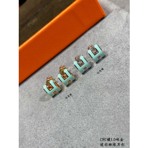 에르메스 팝아슈 귀걸이 (컬러 민트) (미니 팝 / 팝)