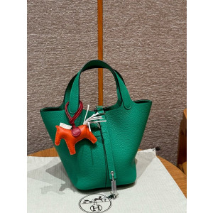 에르메스 피코탄18 올수공 (금장/은장) (컬러 베르 베르티고)