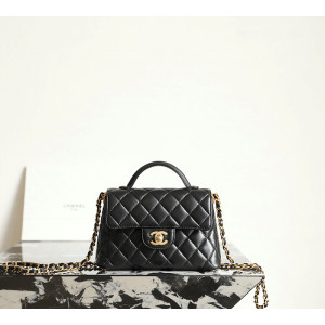 샤넬 25P 핸들 장식의 플랩백 (뉴 켈리백)