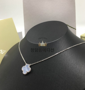 반클리프 앤 아펠 알함브라 목걸이 (컬러 칼세도니) (V-gold소재) (upgrade ver.)