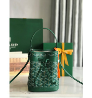 고야드 쁘띠플로 미니 버킷백 (컬러 그린)
