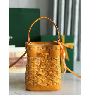 고야드 쁘띠플로 미니 버킷백 (컬러 옐로우)