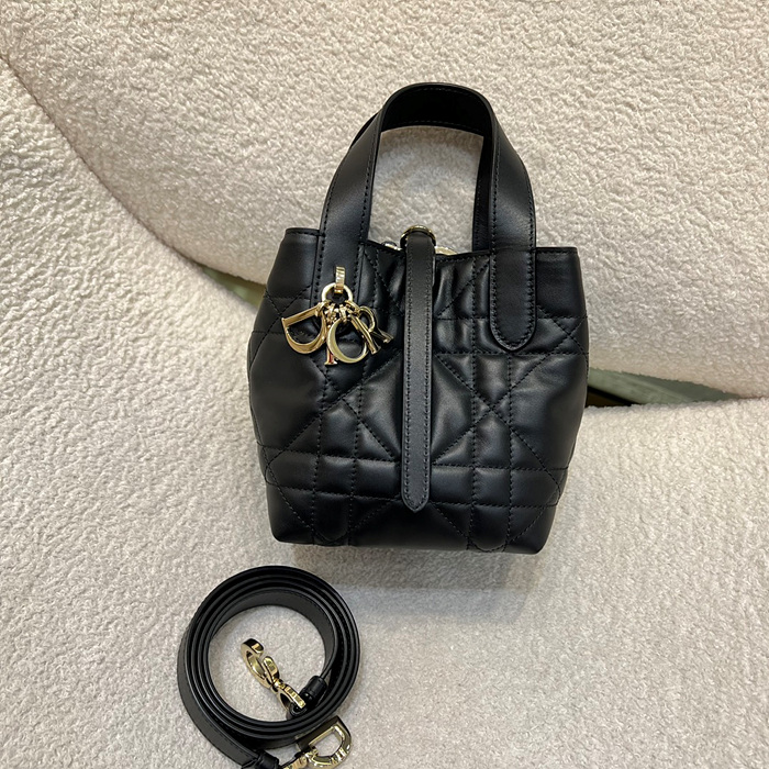 디올 뚜주흐 나노 버티컬 토트백 (컬러 블랙)