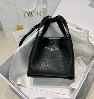 디올 시그니처 스몰 버킷백