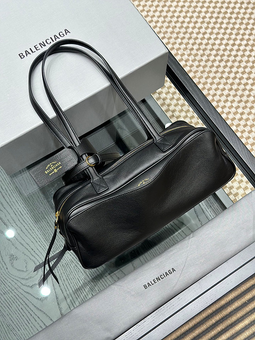 발렌시아가 캐리 볼링백 스몰 블랙