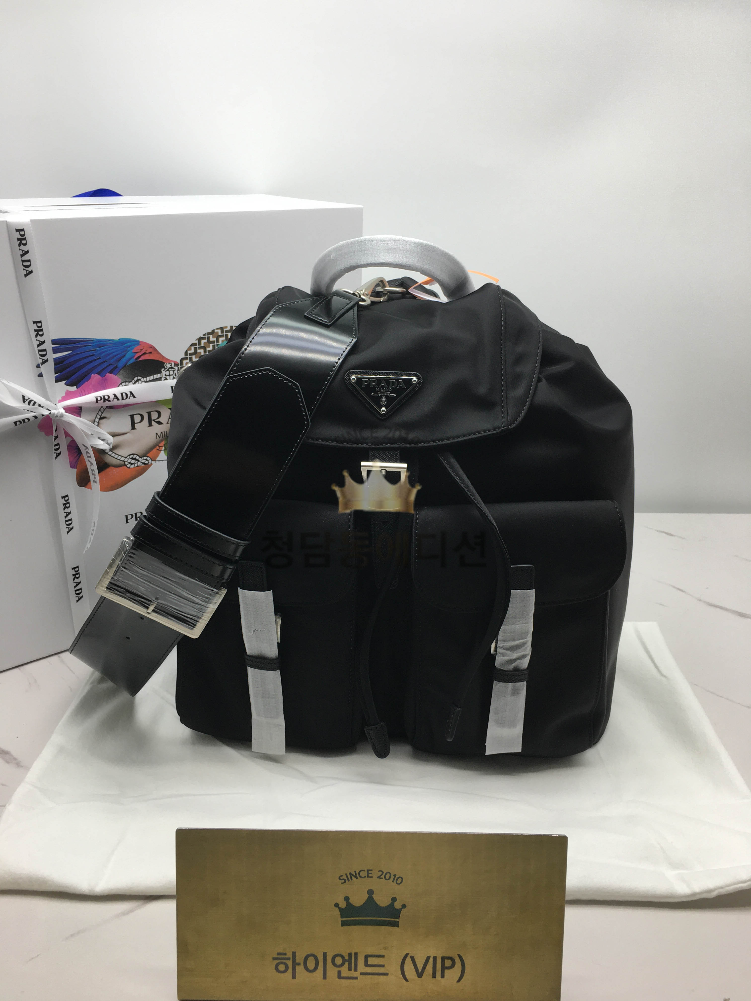 프라다 리나일론 백팩 2VZ110
