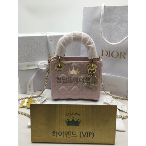 디올 레이디백 미니 (파베 참) (upgrade ver.)