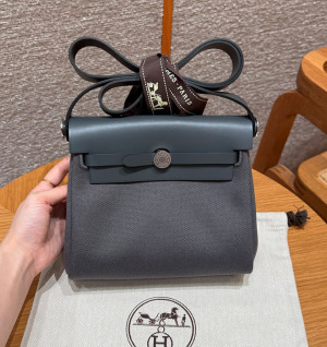 에르메스 미니 에르백 올수공 (컬러 아르두아즈) (은장)