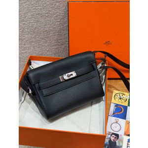 에르메스 켈리 메신저백 올수공 (컬러 누아(블랙)) (Renewal ver.)