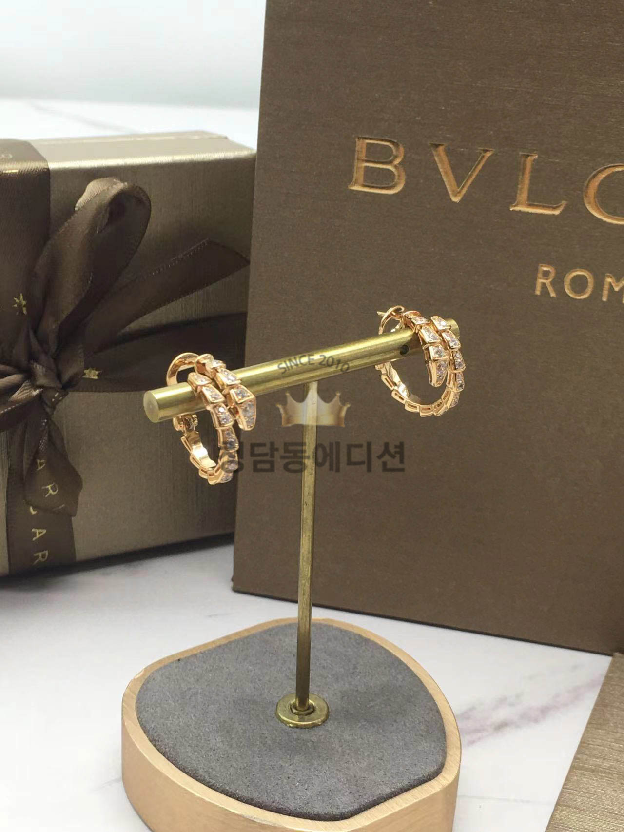 불가리 세르펜티 풀파베 이어링