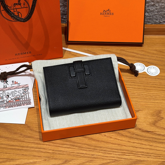 에르메스 뉴 H 파상 앱송 반지갑 올수공 (컬러 누아(블랙))