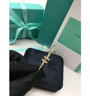 티파니 T와이어 팔찌 풀다이아 브레이슬릿 (3COLOR)