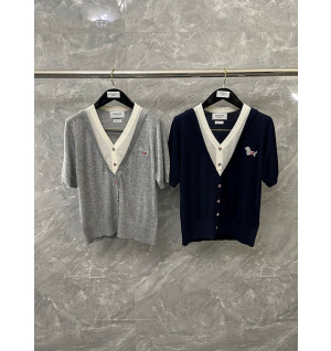 [대리석집] 톰브라운 니트 반팔 티셔츠