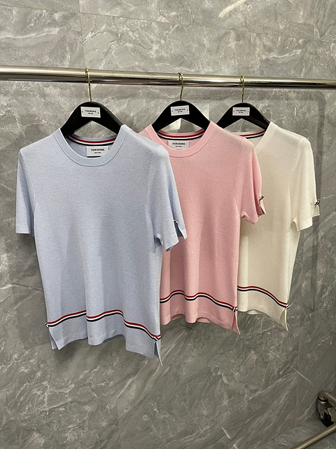 [대리석집] 톰브라운 니트 반팔 티셔츠