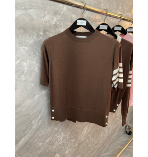 [대리석집] 톰브라운 니트 반팔 티셔츠